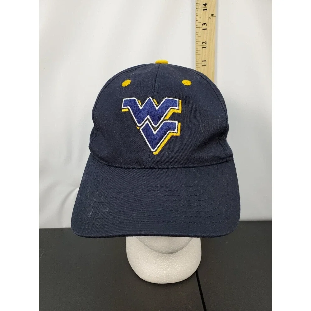 Captivating Headgear West Virginia‎ University Hat Mens Navy Adjustable Snapback